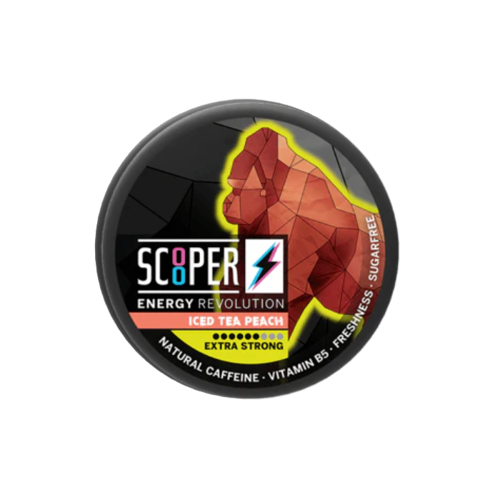 SCOOPER ENERGY ICED TEA PEACH - FR